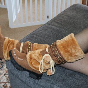 NWOT Cozy Winter Boots